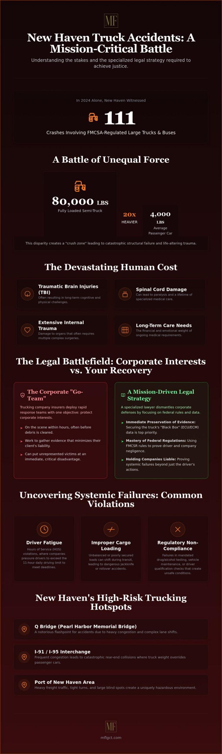 Truck Accident Lawyer New Haven CT: Strategic Advocacy for High-Stakes Claims