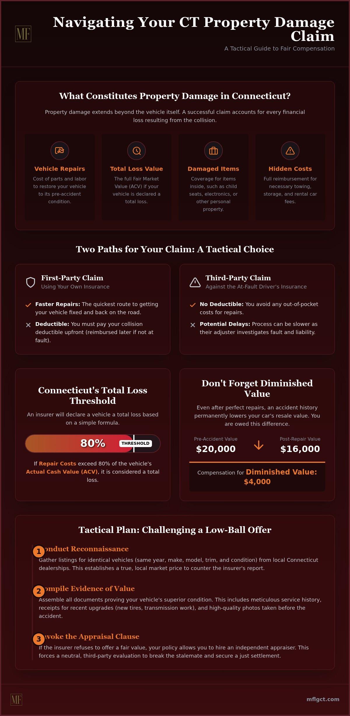Car Accident Property Damage Claim CT: A Strategic Recovery Guide