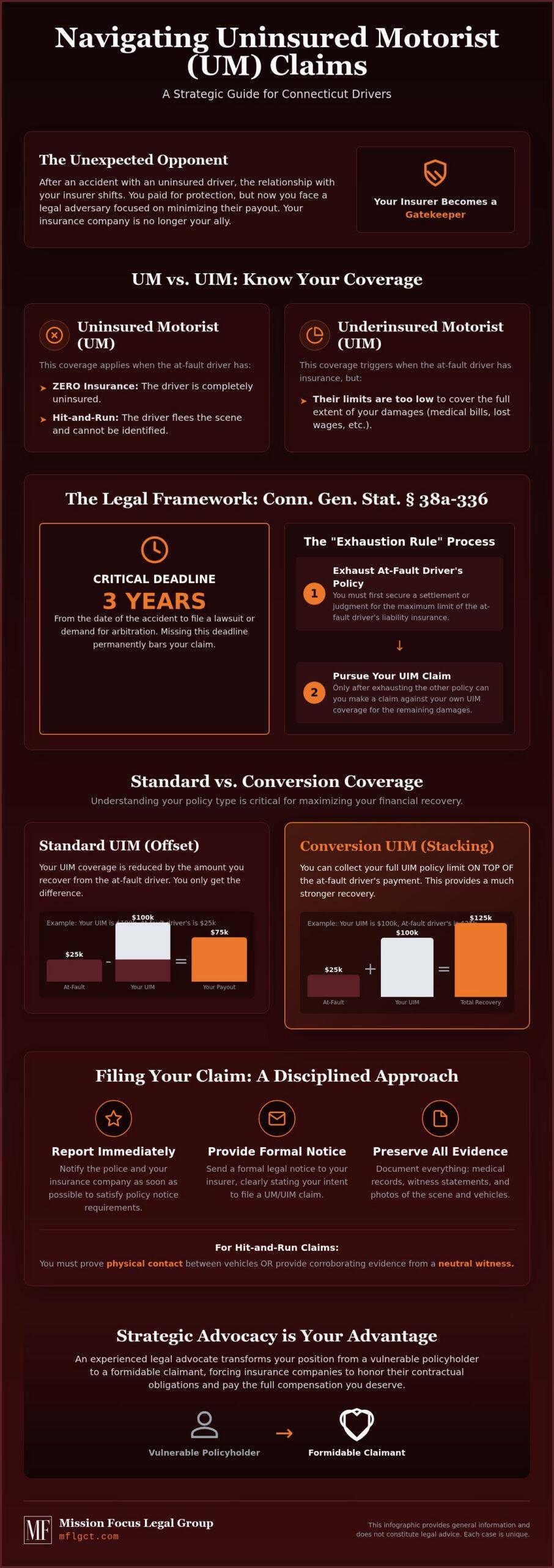 Uninsured Motorist Claim Connecticut: A Strategic Guide to Recovery (2026)